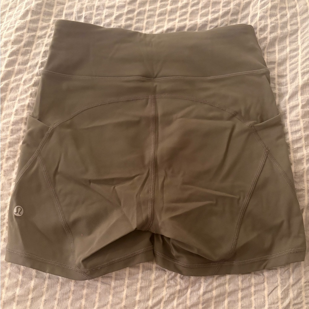 lululemon athletica Women's Khaki Bike Shorts